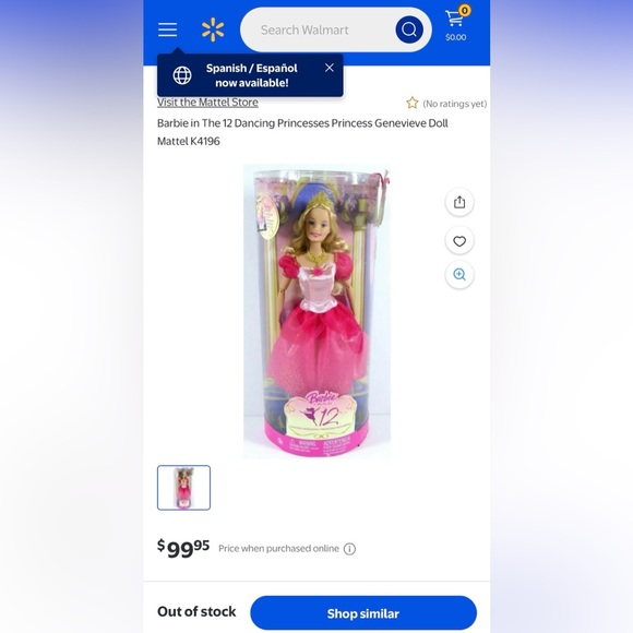 NIB Genevieve Dancing Princess - Picture 6 of 6